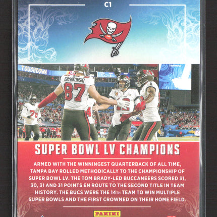 2021 Panini Donruss Rob Gronkowski Tom Brady #C1