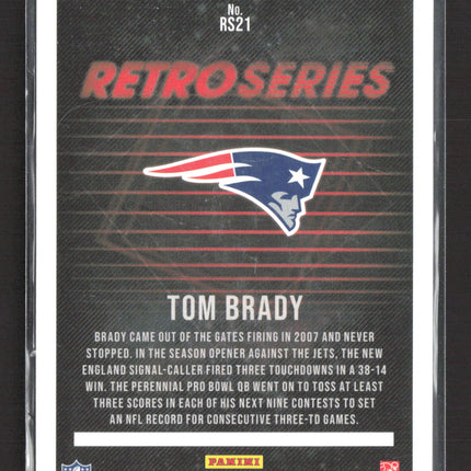 2021 Panini Donruss Retro Series Tom Brady #RS21