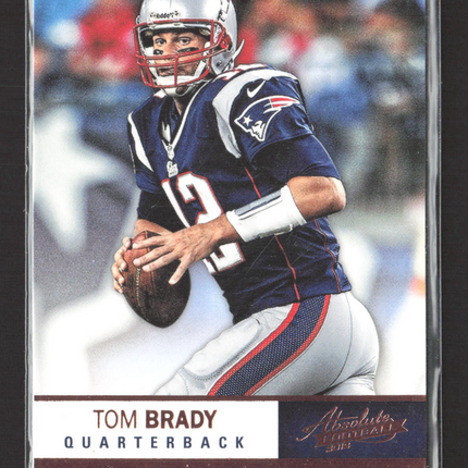 2012 Panini Absolute Football Tom Brady #34
