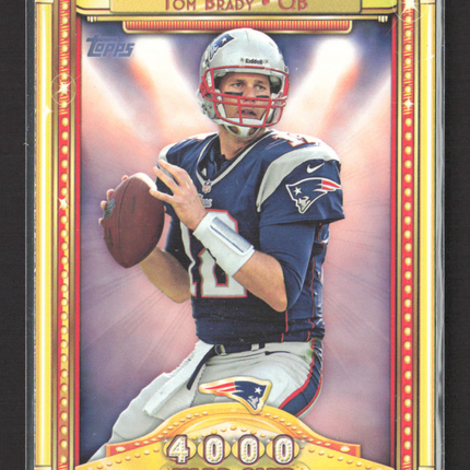 2013 Topps 4000 Yard Club Tom Brady #4