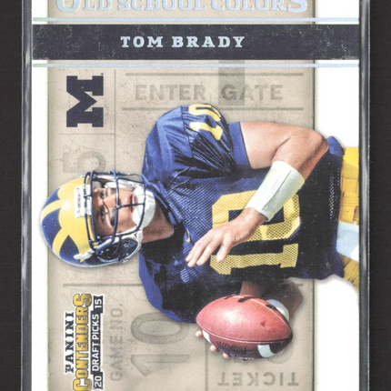 2015 Panini Contenders Draft Picks Old School Colors Tom Brady #47