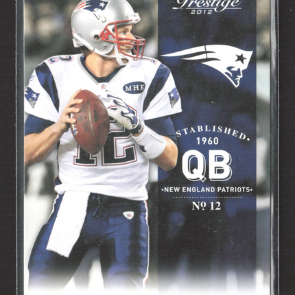 2012 Panini Prestige Tom Brady #107