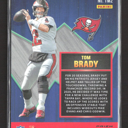 2020 Panini Mosaic Prizm Touchdown Masters Tom Brady #TM2 Red
