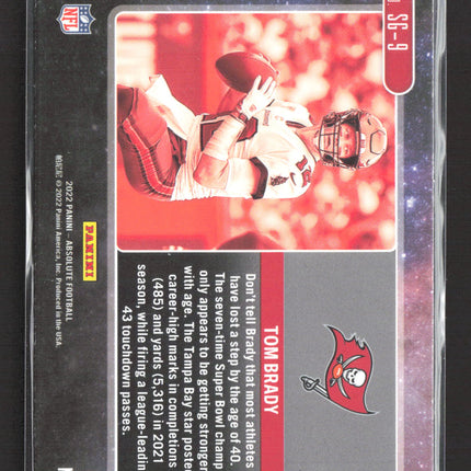 2022 Panini Absolute Football Star Gazing Tom Brady #SG-9 Star Gazing