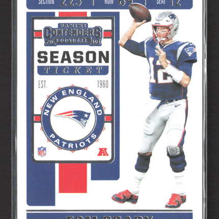 2019 Panini Contenders Football Tom Brady #9