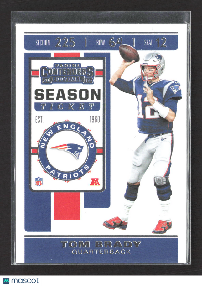 2019 Panini Contenders Football Tom Brady #9