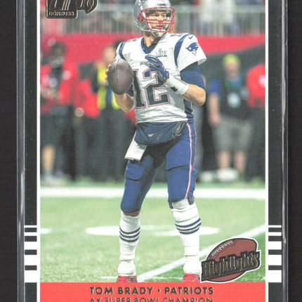 2019 Panini Donruss Highlights Tom Brady #H-1
