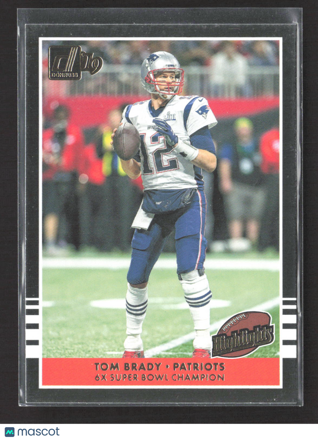 2019 Panini Donruss Highlights Tom Brady #H-1