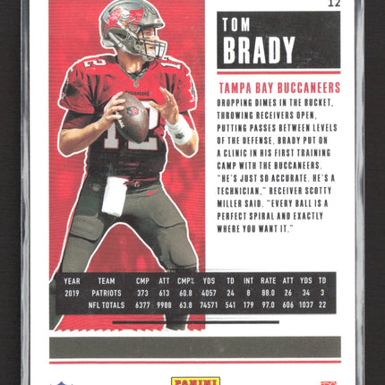 2020 Panini Contenders Football Tom Brady #12