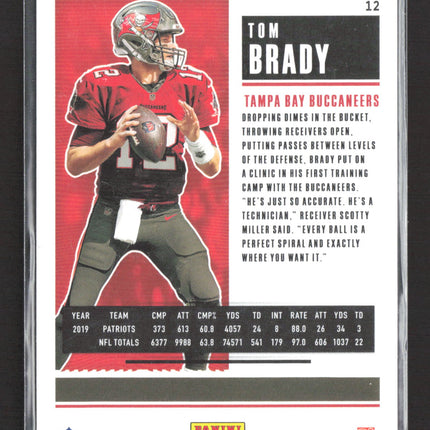 2020 Panini Contenders Football Tom Brady #12