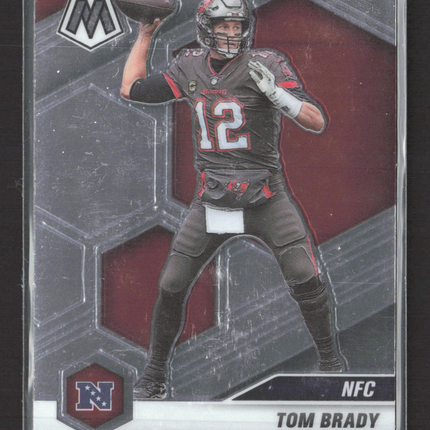 2021 Panini Mosaic Tom Brady #201 Red