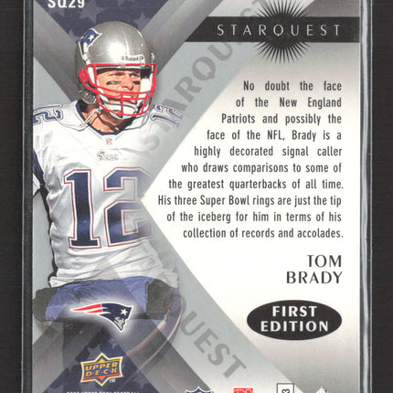 2008 Upper Deck StarQuest First Edition Tom Brady #SQ29