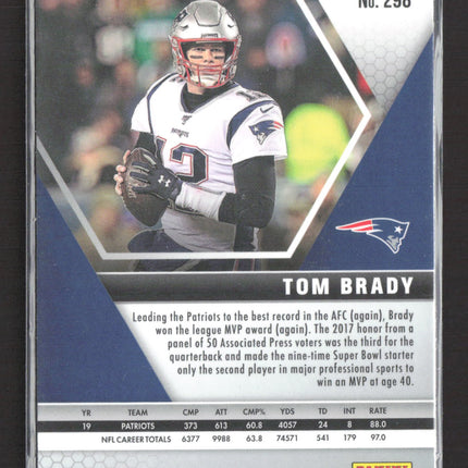 2020 Panini Mosaic Tom Brady #298 Silver Prizm
