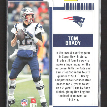 2023 Panini Contenders Legendary Tom Brady #LGD-TBR