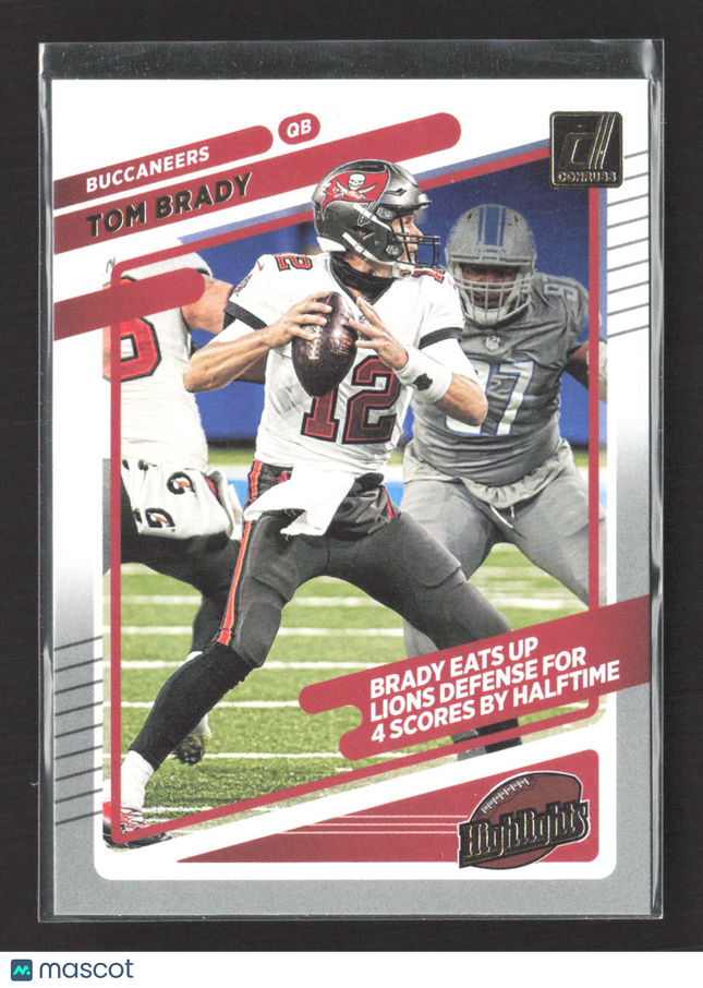 2021 Panini Donruss Highlights Tom Brady #HI-16
