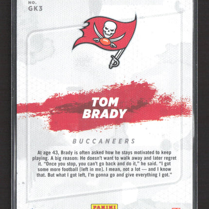 2021 Panini Donruss Gridiron Kings Tom Brady #GK3