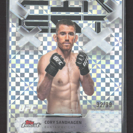 2025 Topps Finest UFC Cory Sandhagen #31 X-Fractor 32/99