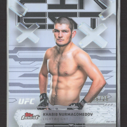 2025 Topps Finest UFC Khabib Nurmagomedov #33 Refractor 16/25