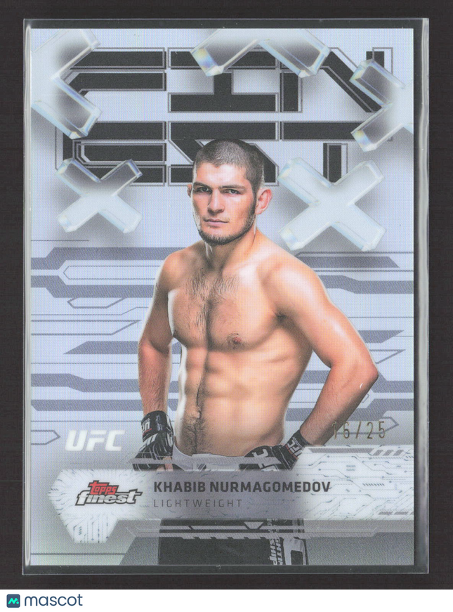 2025 Topps Finest UFC Khabib Nurmagomedov #33 Refractor 16/25