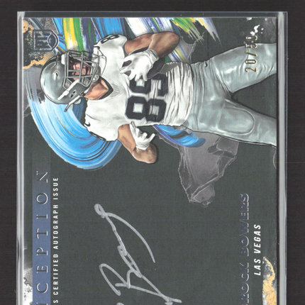 2024 Topps Inception Football Brock Bowers #ISS-BB Silver Signings 20/50 Auto