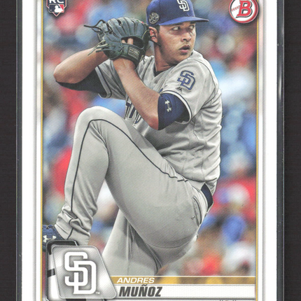 2020 Topps Bowman Andres Munoz #90 RC