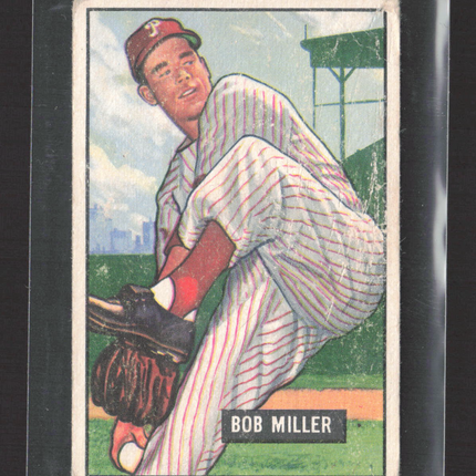 1951 Bowman Bob Miller #220