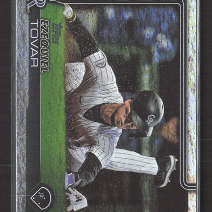 2025 Topps Series One Ezequiel Tovar #343 Foil