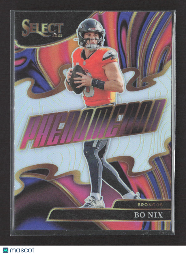 2026 Panini Select Phenomenon Bo Nix #8 Prizm