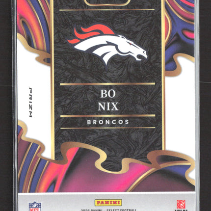 2026 Panini Select Phenomenon Bo Nix #8 Prizm