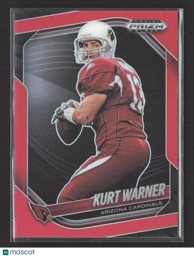 2026 Panini Prizm Black Kurt Warner #1 Red 232/299