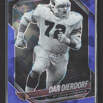 2026 Panini Prizm Black Dan Dierdorf #137 Blue Ice 029/125