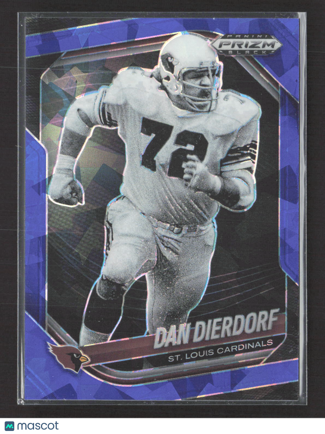 2026 Panini Prizm Black Dan Dierdorf #137 Blue Ice 029/125