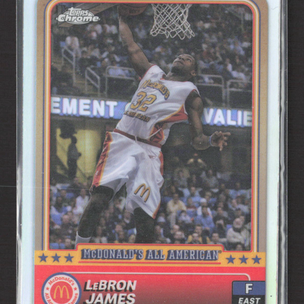 2024 Topps Chrome McDonald's All American LeBron James #50 Refractor