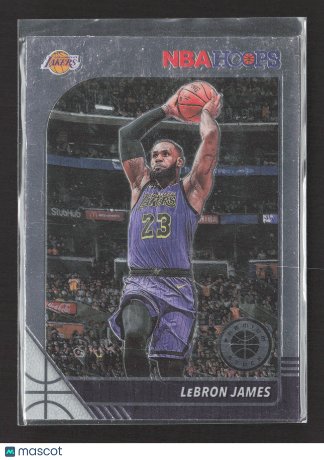 2020 Panini NBA Hoops Premium Stock LeBron James #87