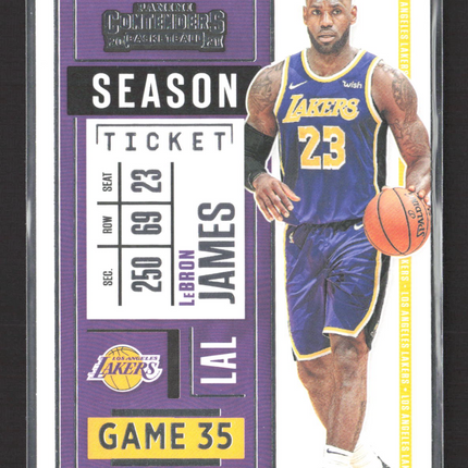 2021 Panini Contenders LeBron James #81