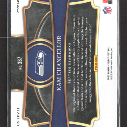 2024 Panini Select Prizm Field Level Kam Chancellor #387 Silver
