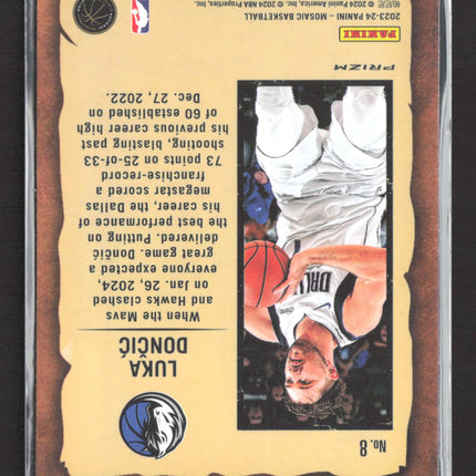 2024 Panini Mosaic Prizm Luka Doncic #8 Silver