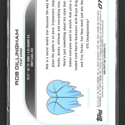 2023 Topps Chrome OTE Rob Dillingham #43 Sapphire