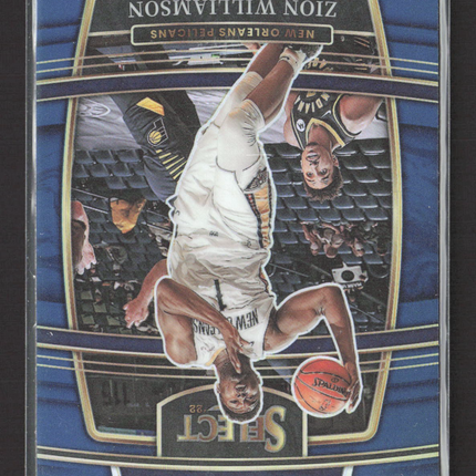 2022 Panini Select Prizm Zion Williamson #96 Blue Prizm