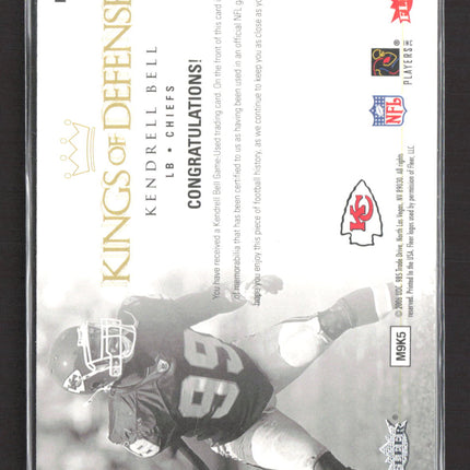 2006 Fleer Ultra Kings of Defense Kendrell Bell #KD-KB Memorabilia Jersey