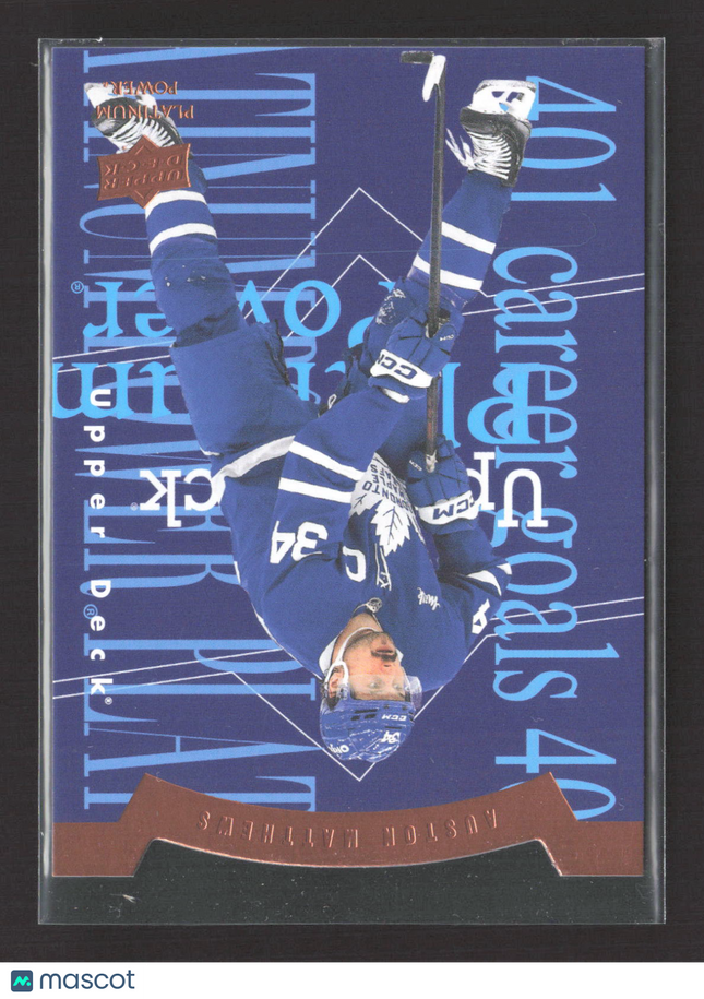 2026 Upper Deck Platinum Power Auston Matthews #2