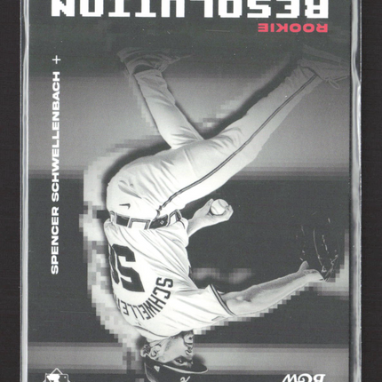 2025 Topps Black & White Baseball Spencer Schwellenbach #RR16 RC