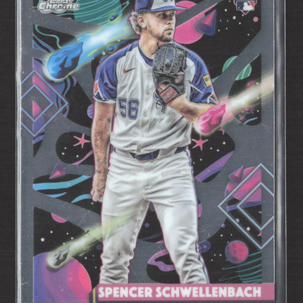 2025 Topps Chrome Cosmic Spencer Schwellenbach #157 RC