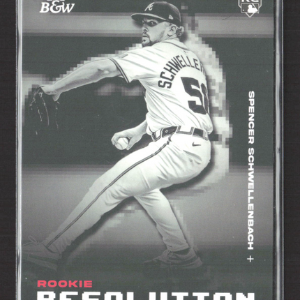 2025 Topps Black & White Baseball Spencer Schwellenbach #RR16 RC