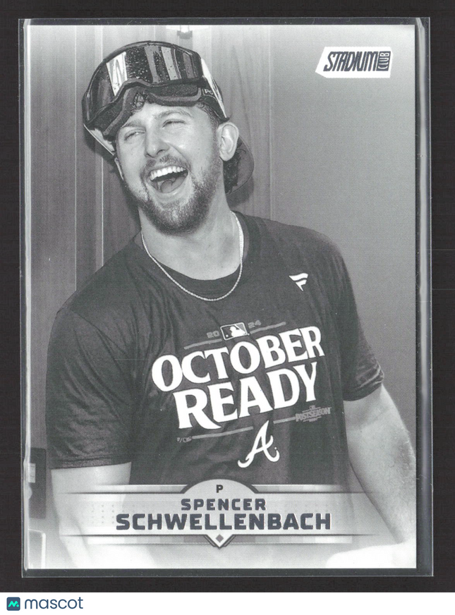 2025 Topps Stadium Club Spencer Schwellenbach #93 Black and White