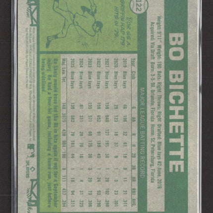 2026 Topps Heritage Bo Bichette #122 Gold 33/50