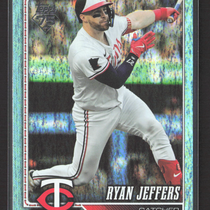 2024 Topps Series One Ryan Jeffers #315 Aqua Foil