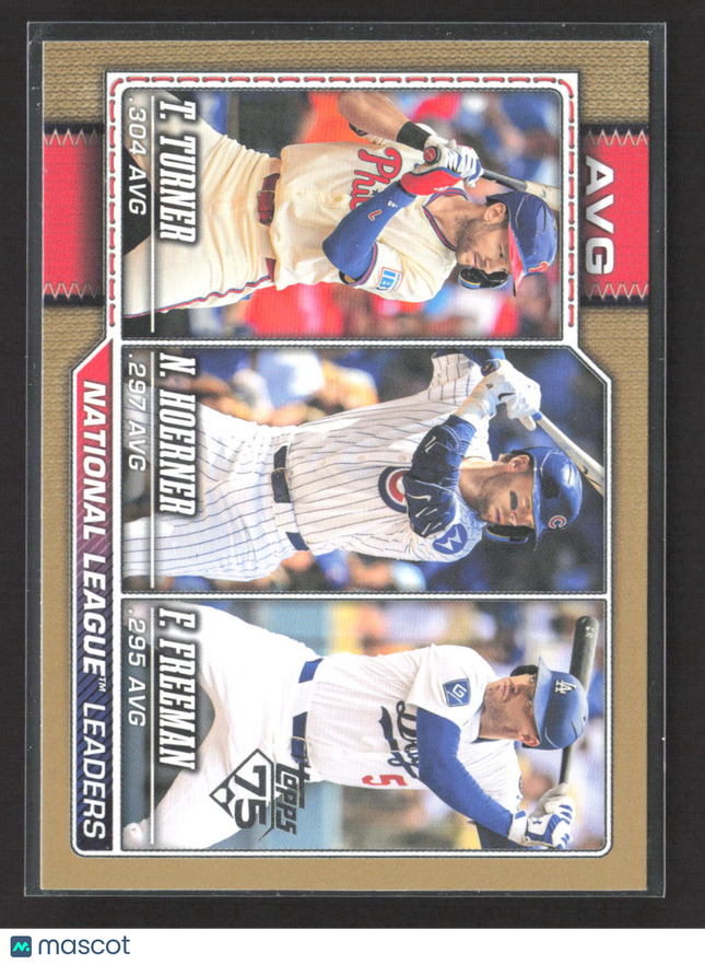 2026 Topps Series One leaders Freddie Freeman #151 Gold /2026