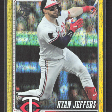 2026 Topps Series 1 Ryan Jeffers #315 Yellow Crackle /399