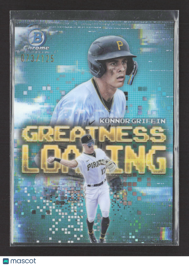 2025 Bowman Chrome Greatness Loading Konnor Griffin #GL-13 Aqua RayWave 073/125